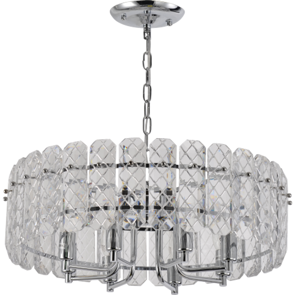 Люстра Rivoli Whitney 1050-308 8 х Е14 40 Вт хрусталь | Rivoli