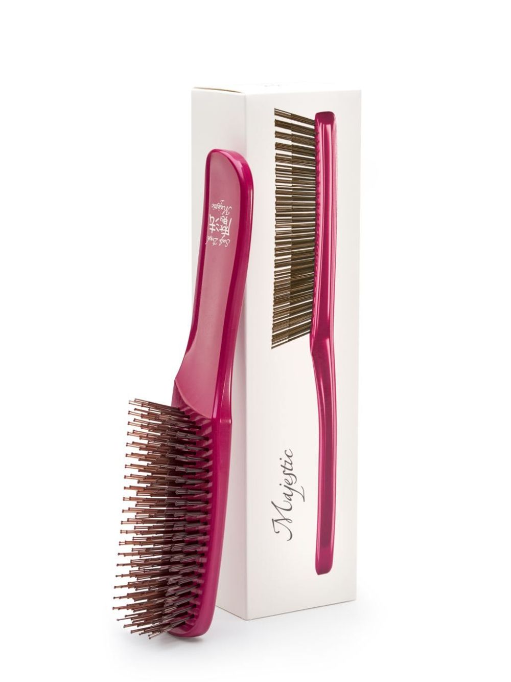Расческа Majestic Scalp Brush спелая вишня