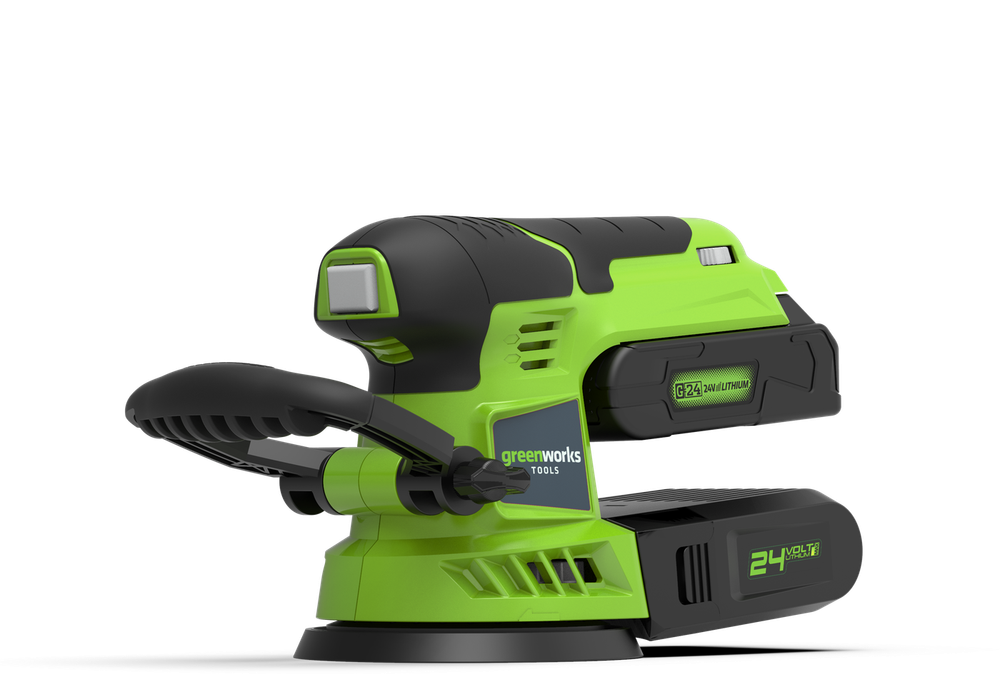 Аккумуляторная шлифовальная машина Greenworks G24ROS,3100107, 24v, без АКБ и ЗУ