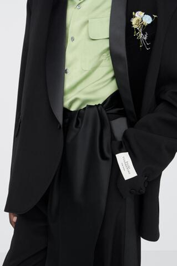 ZARA X BAISI GUADAGNINO МЕТАЛЛИЧЕСКАЯ БРОШЬ В ФОРМЕ ЦВЕТКА, ГОЛУБОВАТЫЙ