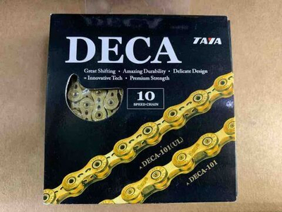 Цепь TAYA DECA-101 (UL) Gold, 10 ск.