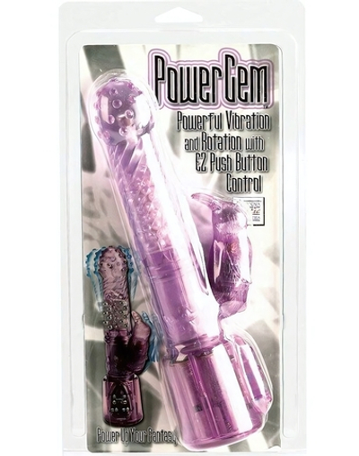 Вибромассажер PowerGem (Цвет: фиолетовый)