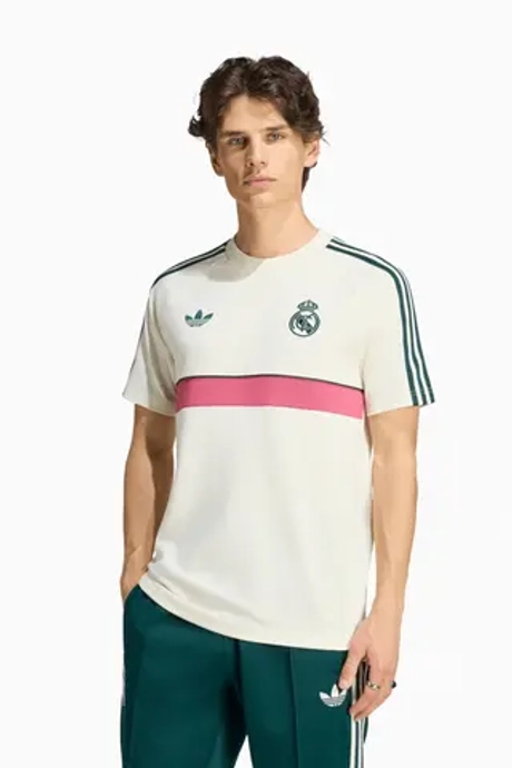 Футболка adidas Real Madrid 26/27 3-Stripes - бежевый