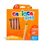 Набор мелков Baby 3IN1 10 цв, 10 шт, 42818, Carioca