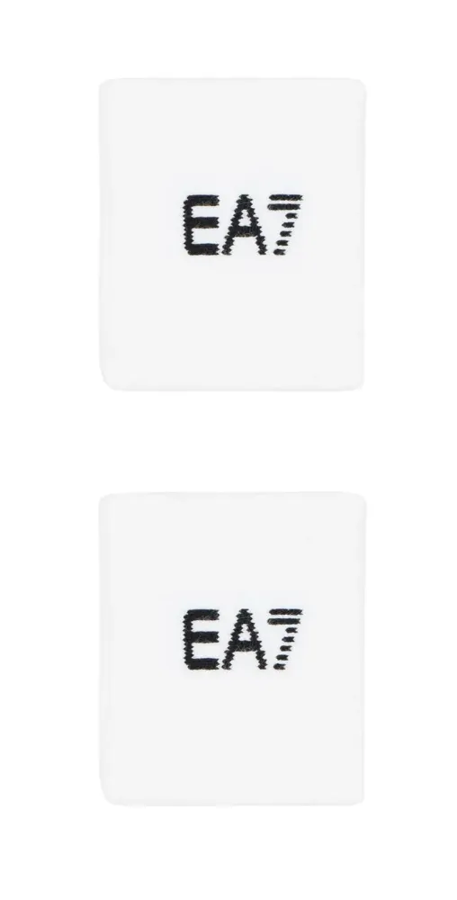 Напульсник теннисный EA7 Tennis Pro 2P - white/black