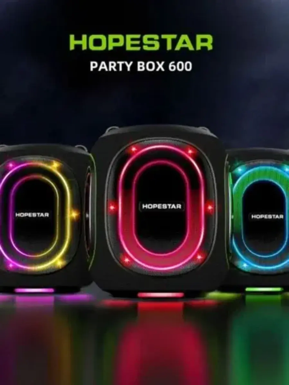 Портативная колонка Party 600, 300Вт, синий