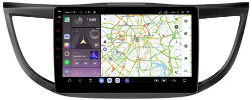 Магнитола для Honda CR-V 2012-2018 - Kuberg OL-1641 QLed, Android 13, Быстрейшая, CarPlay, SIM-слот
