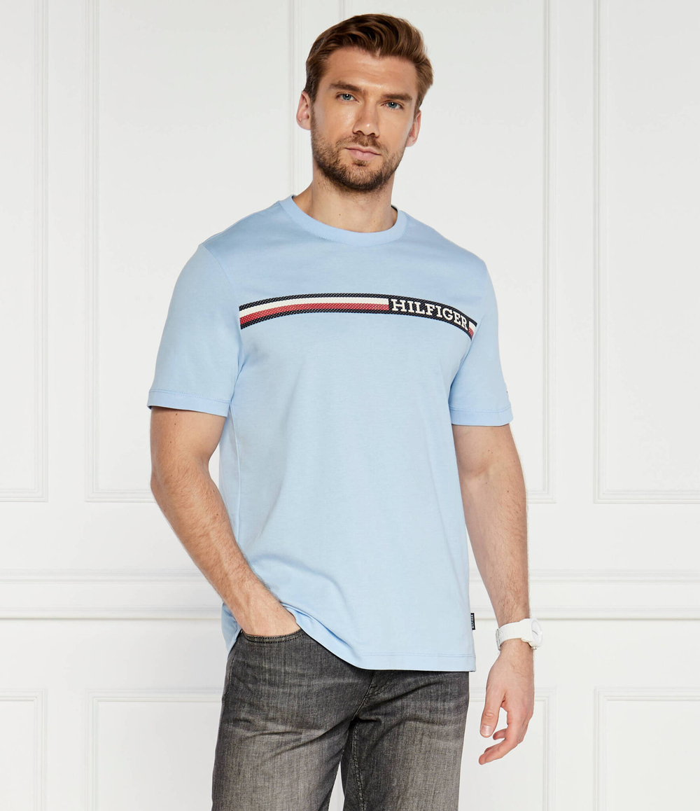 Футболка Tommy Hilfiger - голубой(MW0MW36739)