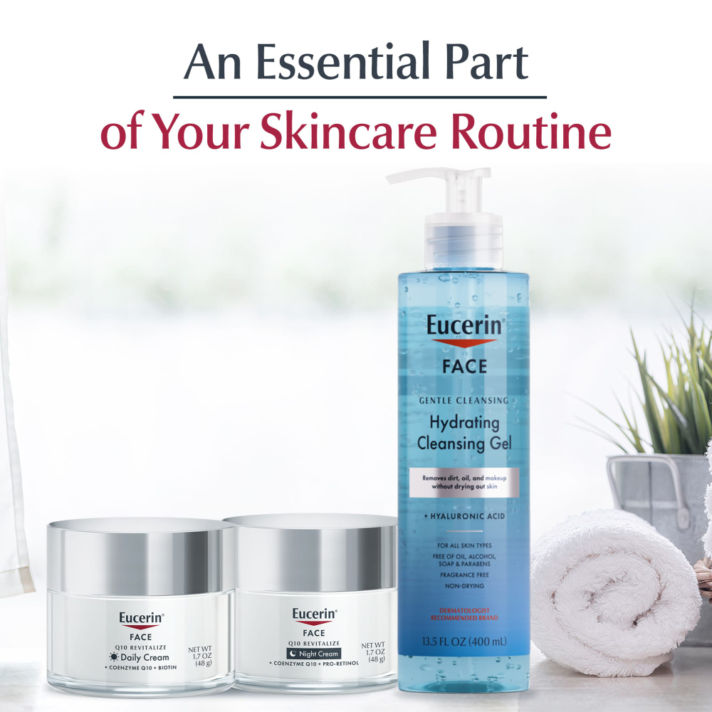 Eucerin, Q10 Revitalize, ночной крем для лица, без отдушки, 48 г