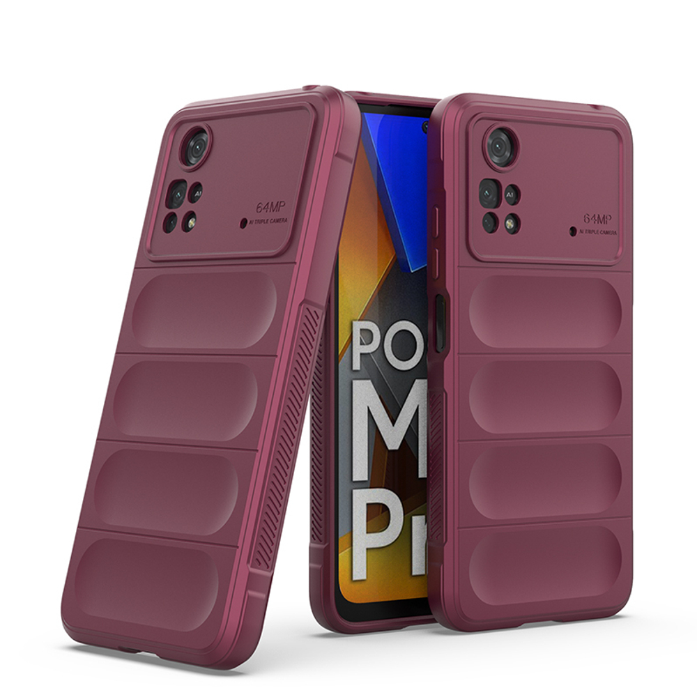 Противоударный чехол Flexible Case для Poco M4 Pro 4G