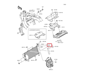 39061-0559. RADIATOR-ASSY. KAWASAKI ER6-F, NINJA650, EX650 (2012-2016)