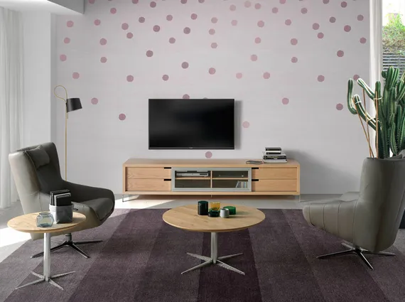 Крутящееся кресло Angel Cerda 5044, серая экокожа