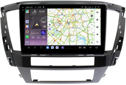 Магнитола для Mitsubishi Pajero Sport 3 2020-2024, Montero Sport - Kuberg SF-1038 QLed+2K, Android 13, Быстрейшая, CarPlay, 4G SIM-слот