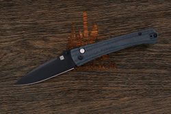 Нож складной Artisan 1856P-MBK Andromeda, клинок 87мм, сталь CPM S35VN, рукоять микарта