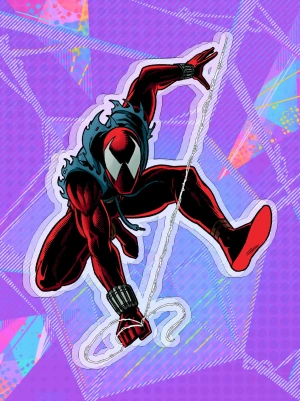 Акриловый стенд «Across the Spider-Verse: Scarlet Spider»