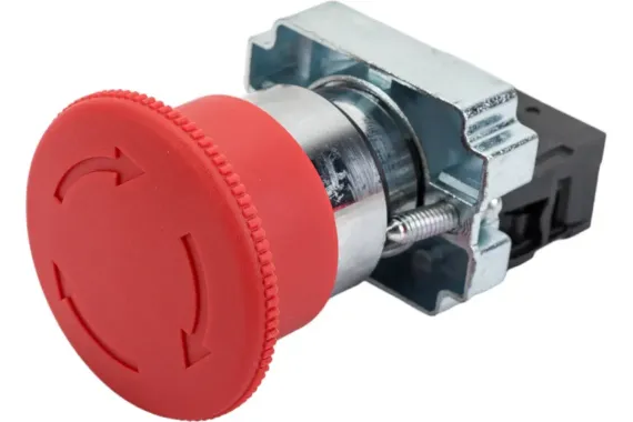 Кнопка Navigator NBI-B-07 гриб красная 36472