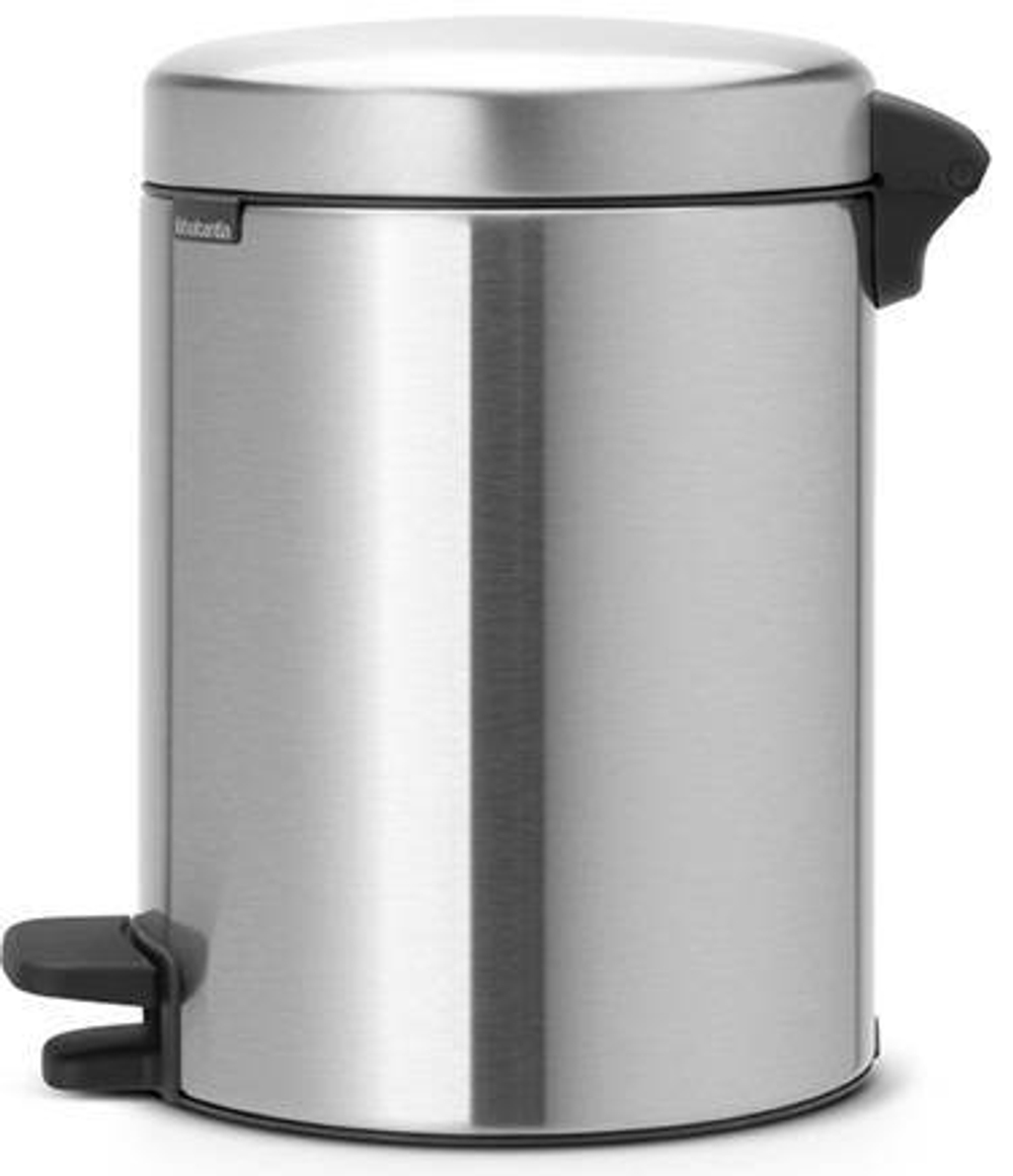 Ведро Brabantia NewIcon 3л стальное матовое сбоку