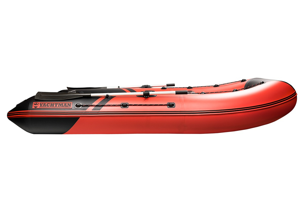 YACHTMAN-300 СК красный-черный + PARSUN T 9.8 BMS (комплект лодка + мотор)