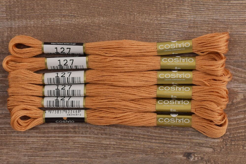 Мулине Lecien Cosmo, цв. 0127 / 6 мот. по 8 метров, в 6 сложений