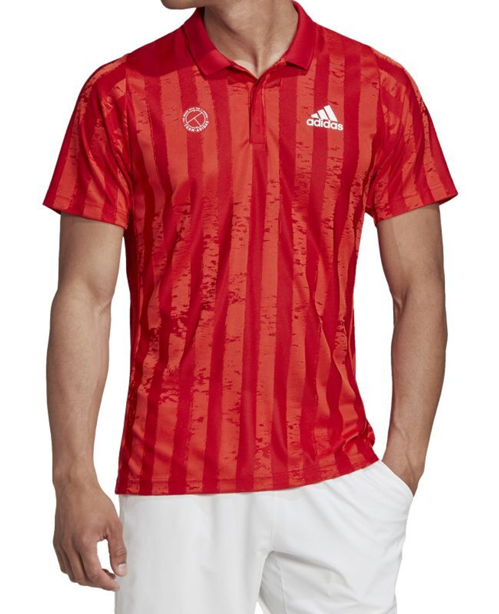 Мужское теннисное поло Adidas Freelift Polo ENG M - красный