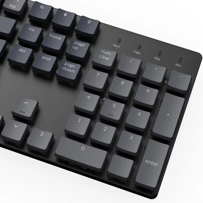 Беспроводная механическая ультратонкая клавиатура Keychron K5SE, Full Size, RGB подсветка, Banana Switch (K5SE-E4)