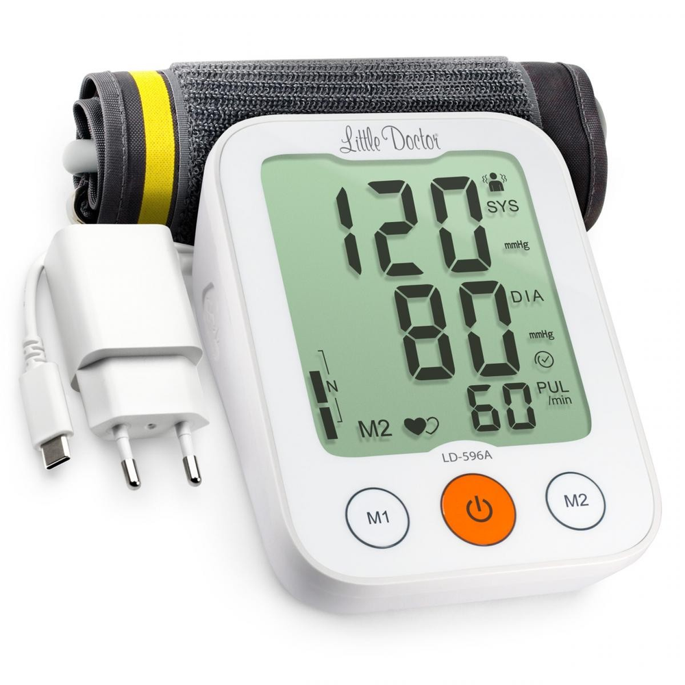 Тонометр автоматический Little Doctor LD-596A (манжета 25–36 см, с адаптером)