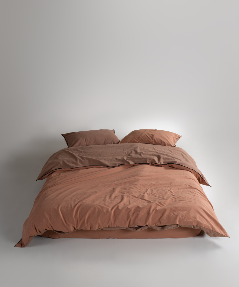 Lımasso КПБ 4 пр. Stonewashed Essualte Commencer-Wood Smoke пододеяльник 200*220, простынь 240*260, наволочки 50*70 2шт