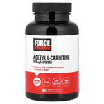 Force Factor, Ацетил L-карнитин, 500 мг, 100 растительных капсул