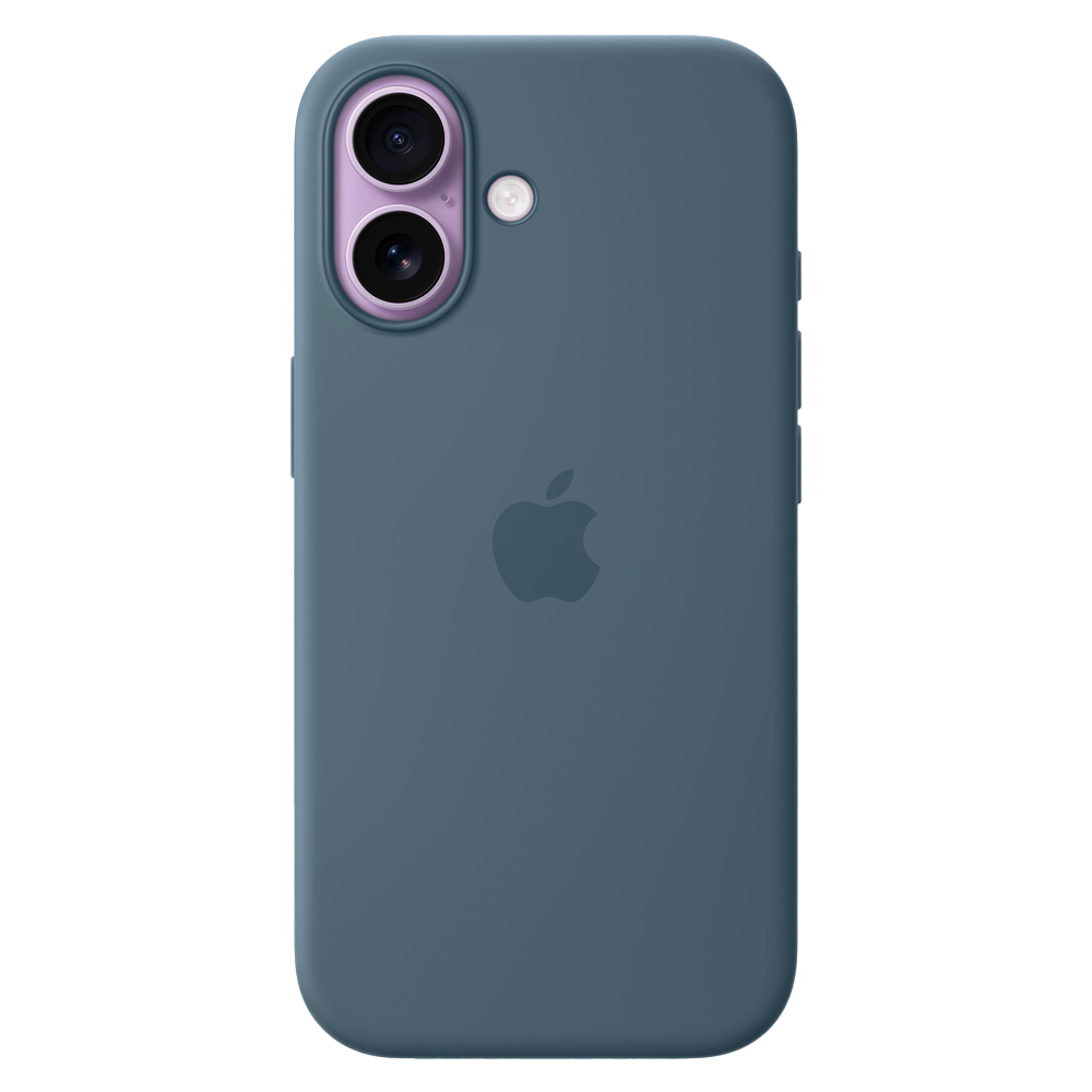 Силиконовый чехол Apple Silicone Case with MagSafe для iPhone 17, Anchor Blue