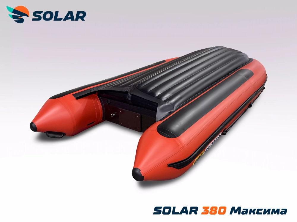 Лодка надувная моторная solar-380 к (максима)
