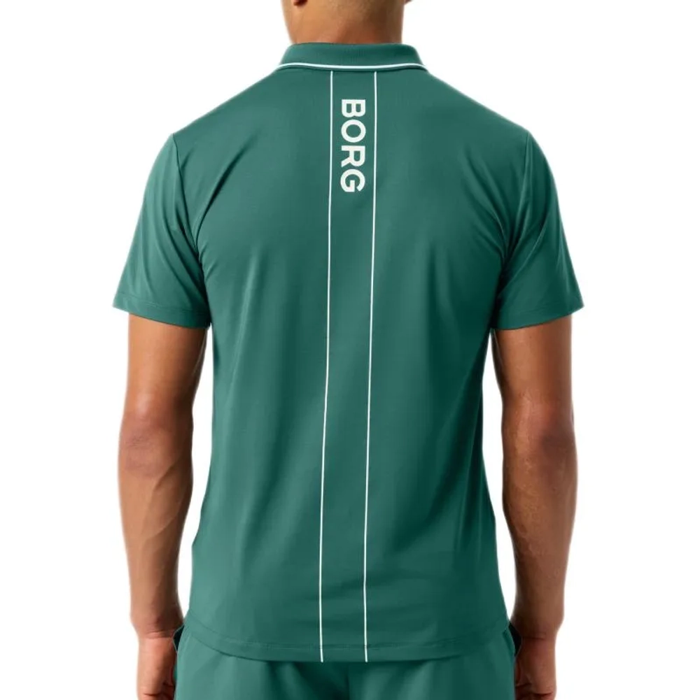 Мужское теннисное поло Björn Borg Ace - mallard green