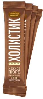 ХОЛИСТИК ПРЕМЬЕР Лакомство для кошки Нежное пюре с говядиной, 4*10 г