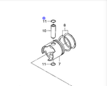 Стопорное кольцо Tohatsu M30-M50 / MD40-MD50