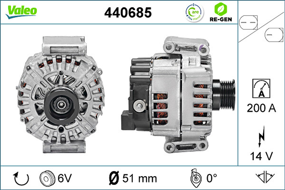 VALEO - 440685-VAL - Alternator - Povrat artikla narucenog iz Njemacke nije moguc.