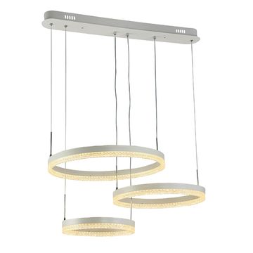 Подвесной светодиодный светильник 6087/3A WHT 132W белый Profit Light