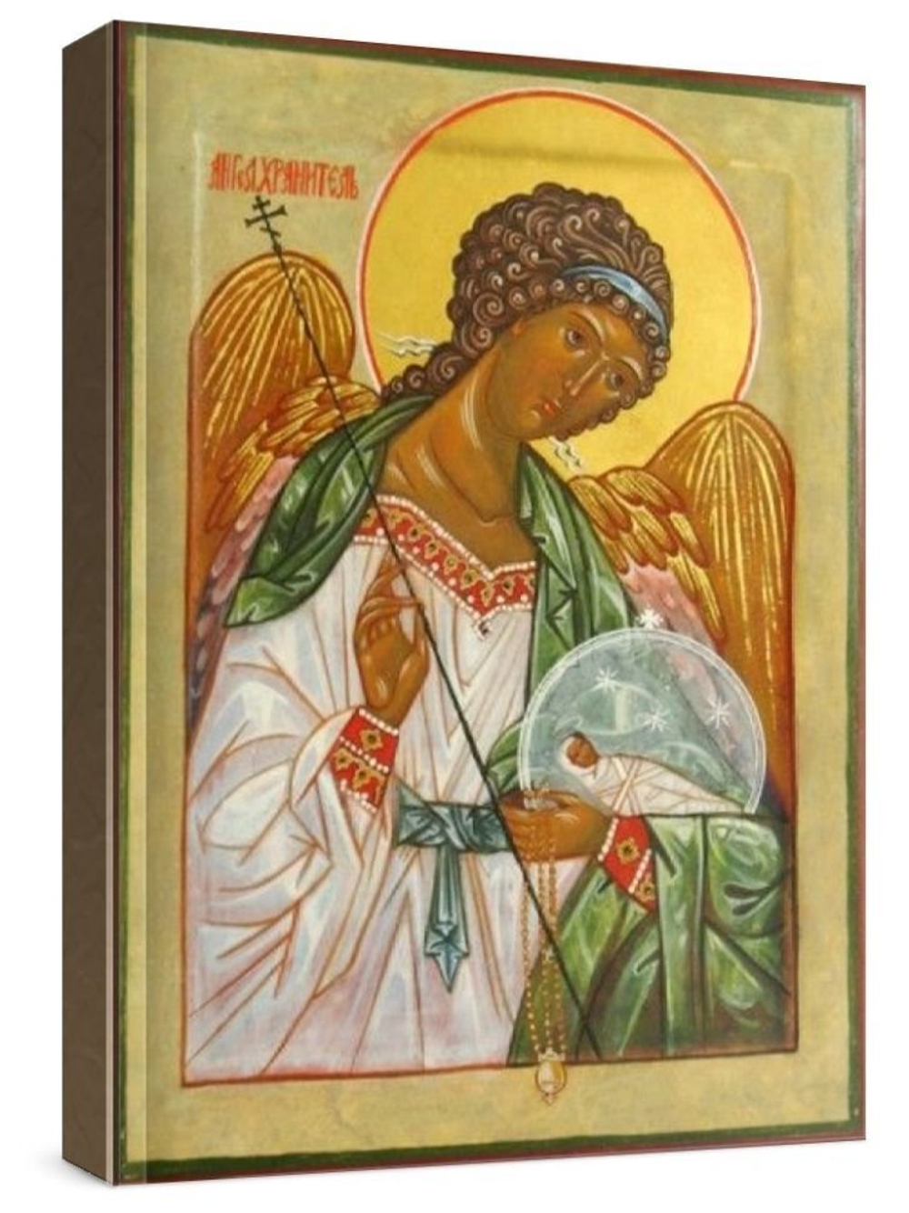 Ангел Хранитель (рукописная икона)