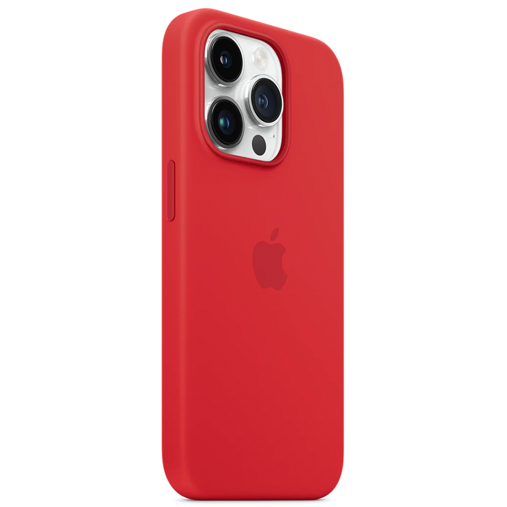 Силиконовый чехол с поддержкой MagSafe Apple Silicone Case для iPhone 14 Pro, Red (Красный)