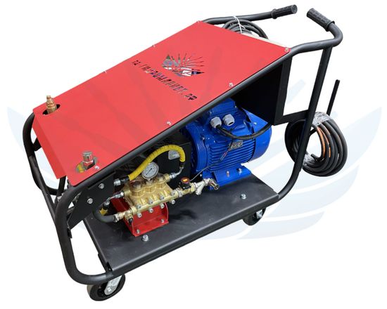 Мобильный АВД Gidro.Market Industrial 500/30 на электроприводе 500 Бар 30 л/мин