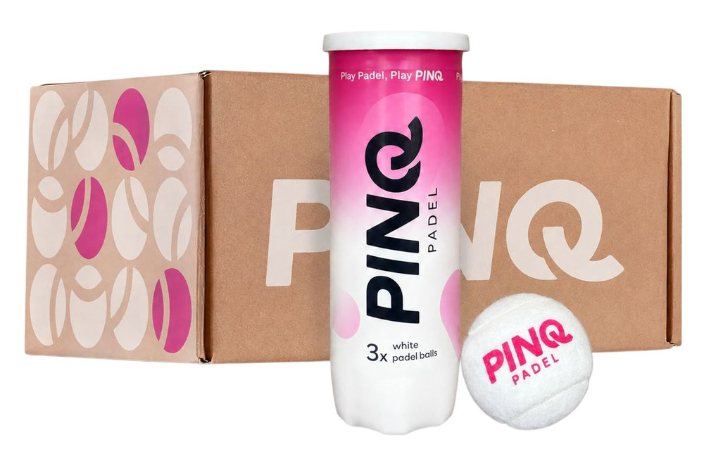 Мячи для Padel Pinq White Padel Balls 24 x 3B