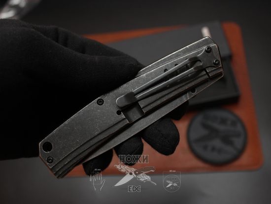 Складной нож Городской универсальный НОКС "Капитан", сталь AUS-8 333-580006 c клинком из стали AUS-8, рукоять Stainless Steel
