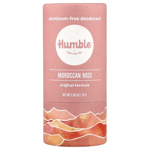 Humble Brands, дезодорант без алюминия, марокканская роза, 75 г (2,65 унции)