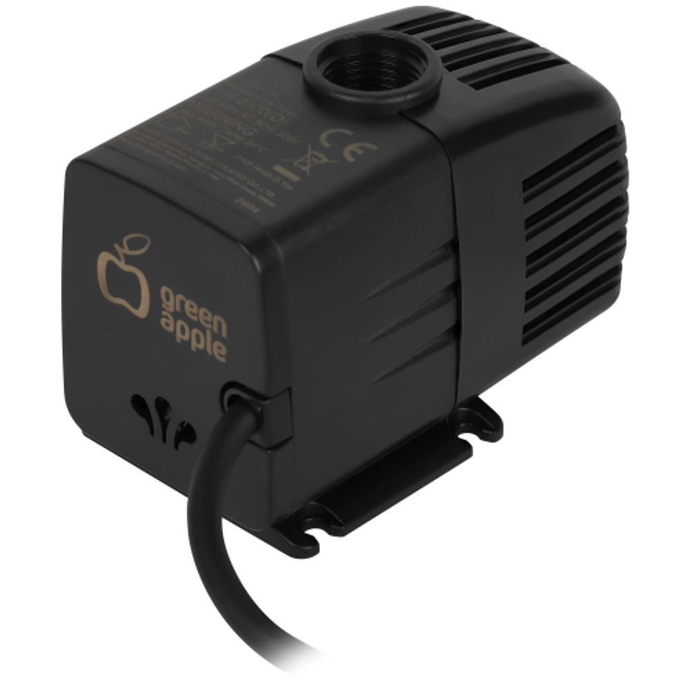 GANF01-02 GREEN APPLE насос для фонтана с насадками.Мощность 35 W Производительность 2000 л/ч Max. П | GREEN APPLE
