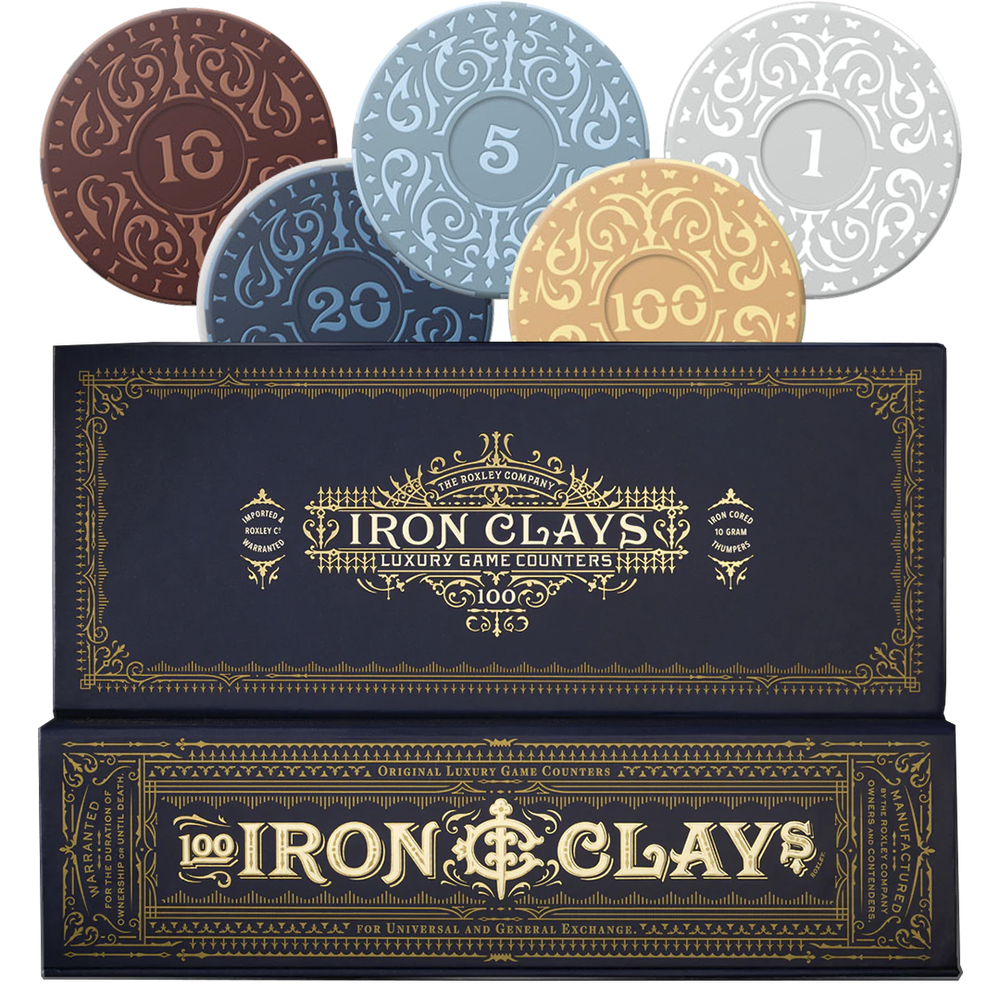 Набор фишек Iron Clays 100. Рассрочка. Платёж 1/10