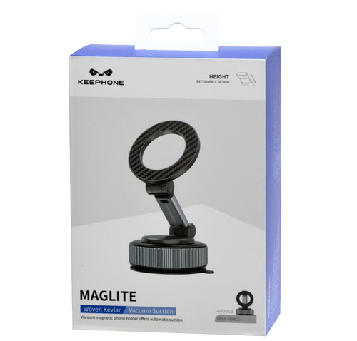 Держатель в автомобиль на торпеду Keephone Maglite черный