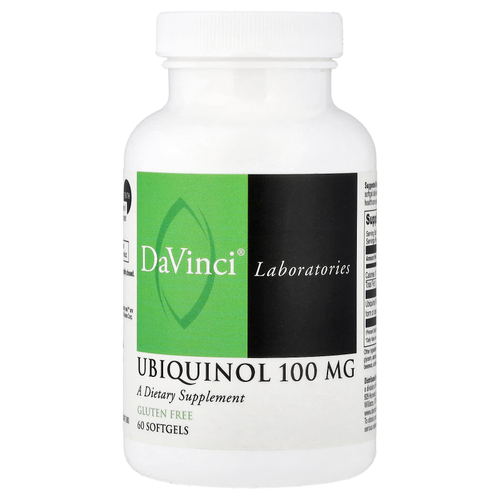 DaVinci Laboratories, убихинол, 100 мг, 60 капсул