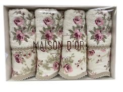 Набор салфеток LADY ROSES крем в размере 30х50  Maison Dor Турция