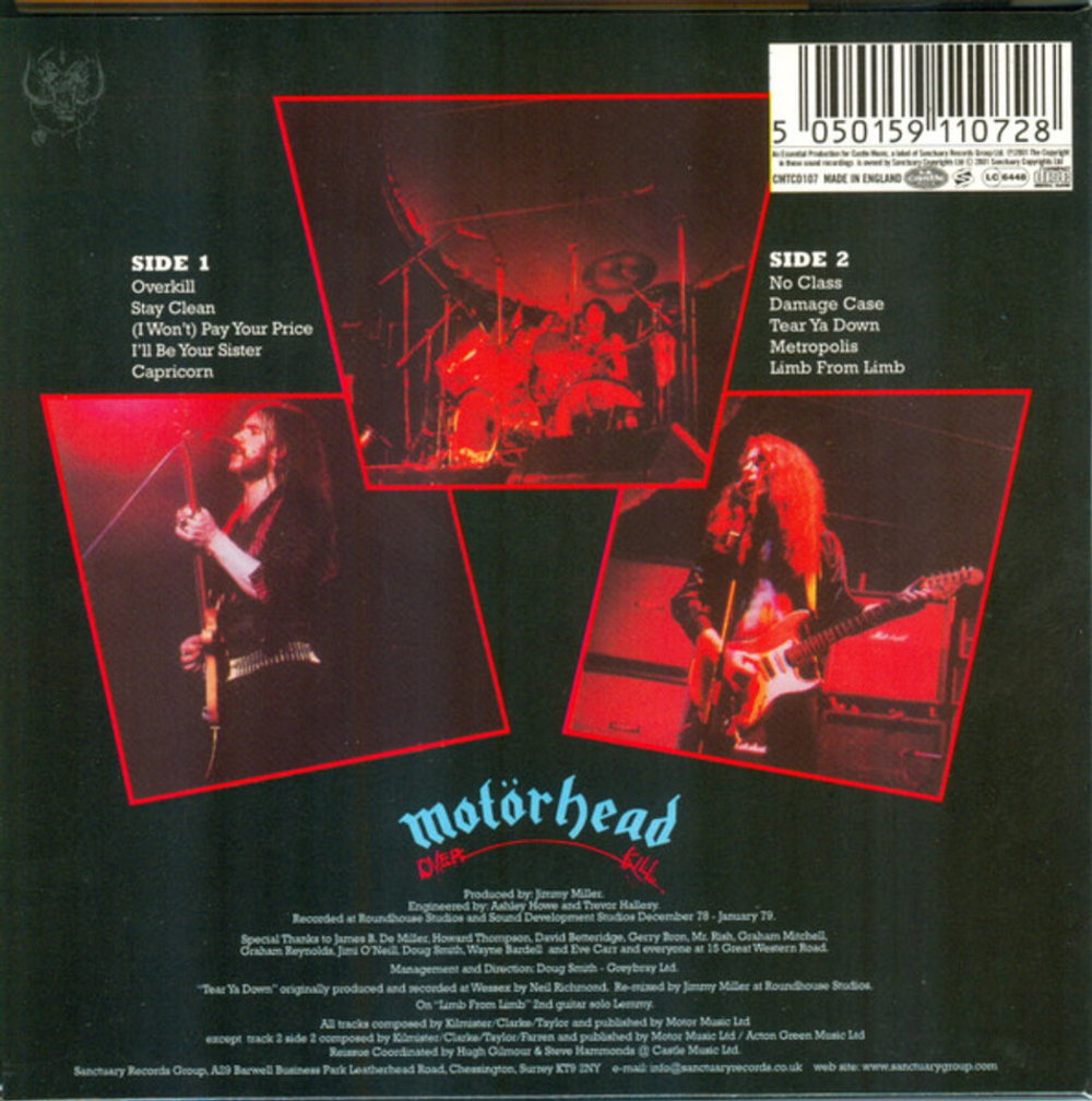 Motorhead / The Bronze Age (1979 - 1982)(Limited Edition)(4CD)
