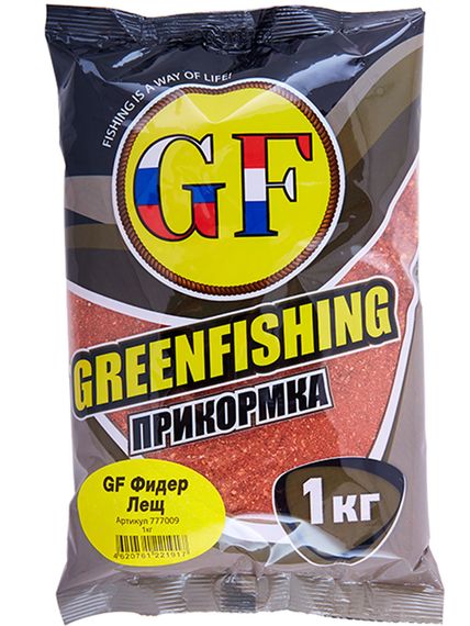 Прикормка GF 1кг ФИДЕР ЛЕЩ