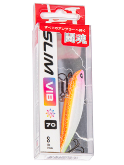 Воблер тонущий вертикальный LJ Pro Series SLIM VIB S 70.00/211