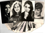 №99 Открытки Артисты и актёры СССР 1960–1970-е г. 25 штук. Чёрно-белые, чистые, без повторов